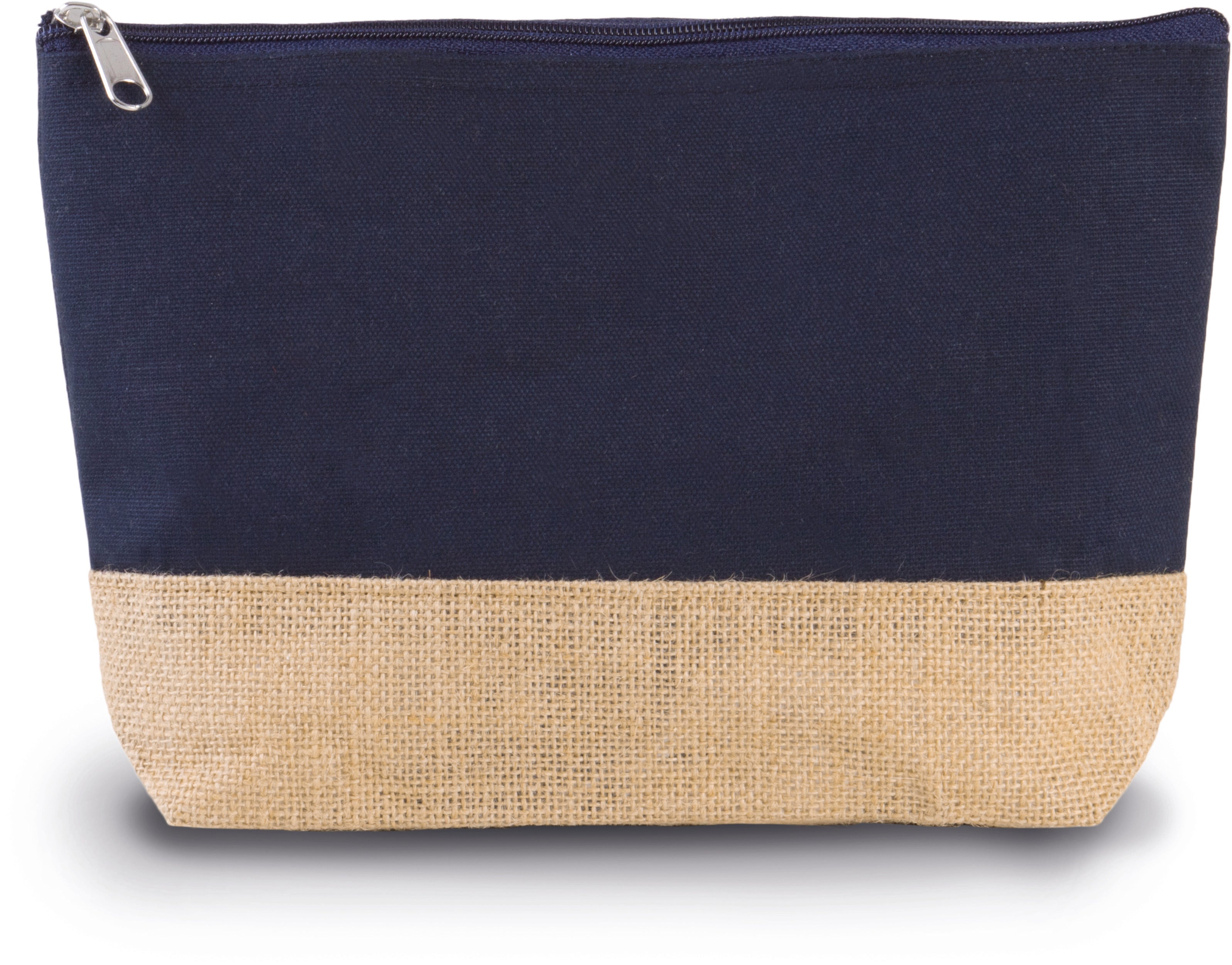 Pochette en toiles de coton et jute