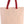 Gusset shopping bag with contrasting handles