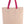 Gusset shopping bag with contrasting handles