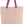 Gusset shopping bag with contrasting handles