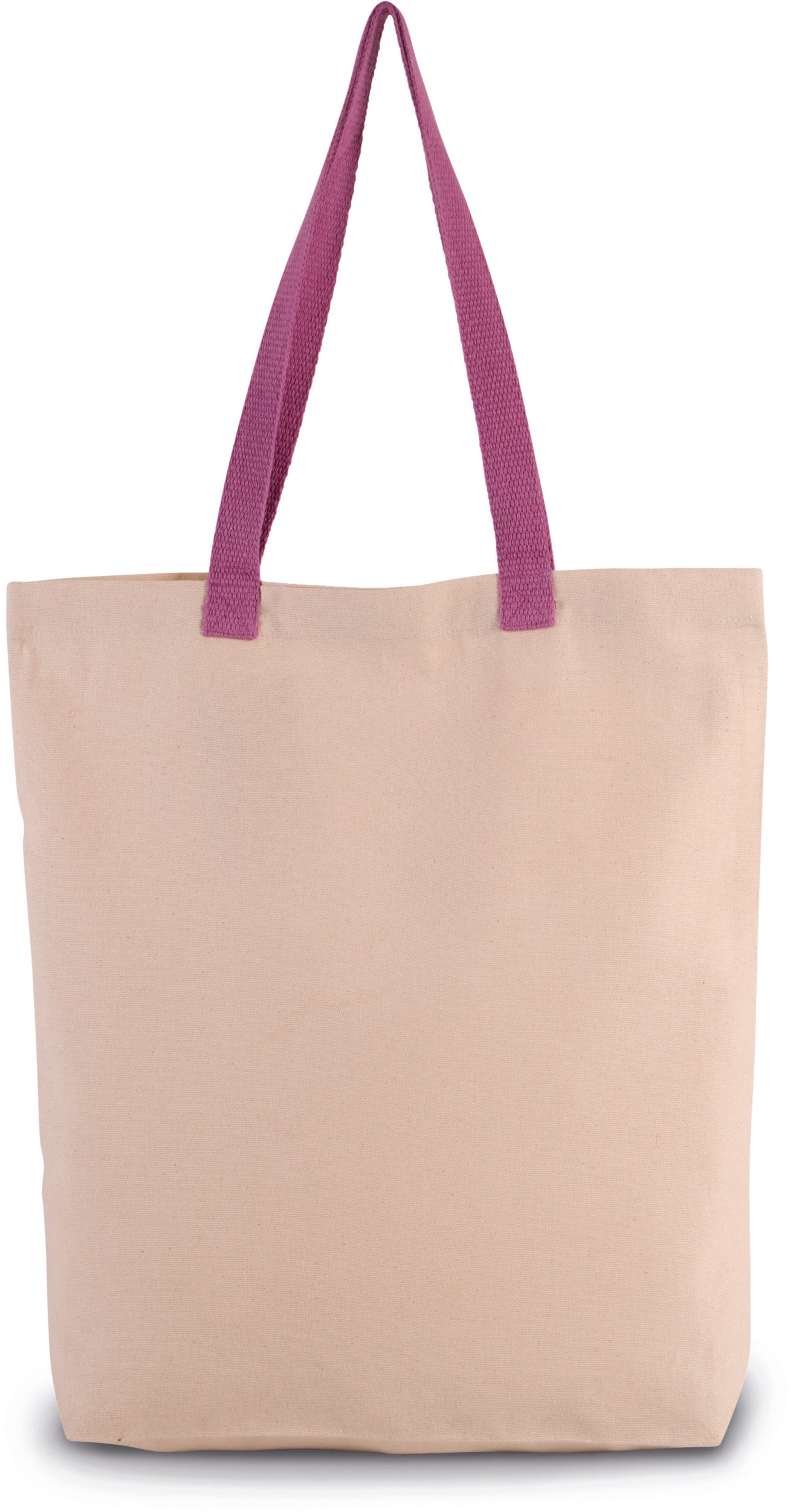 Sac shopping à soufflet avec poignées contrastées