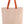 Gusset shopping bag with contrasting handles