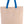 Gusset shopping bag with contrasting handles