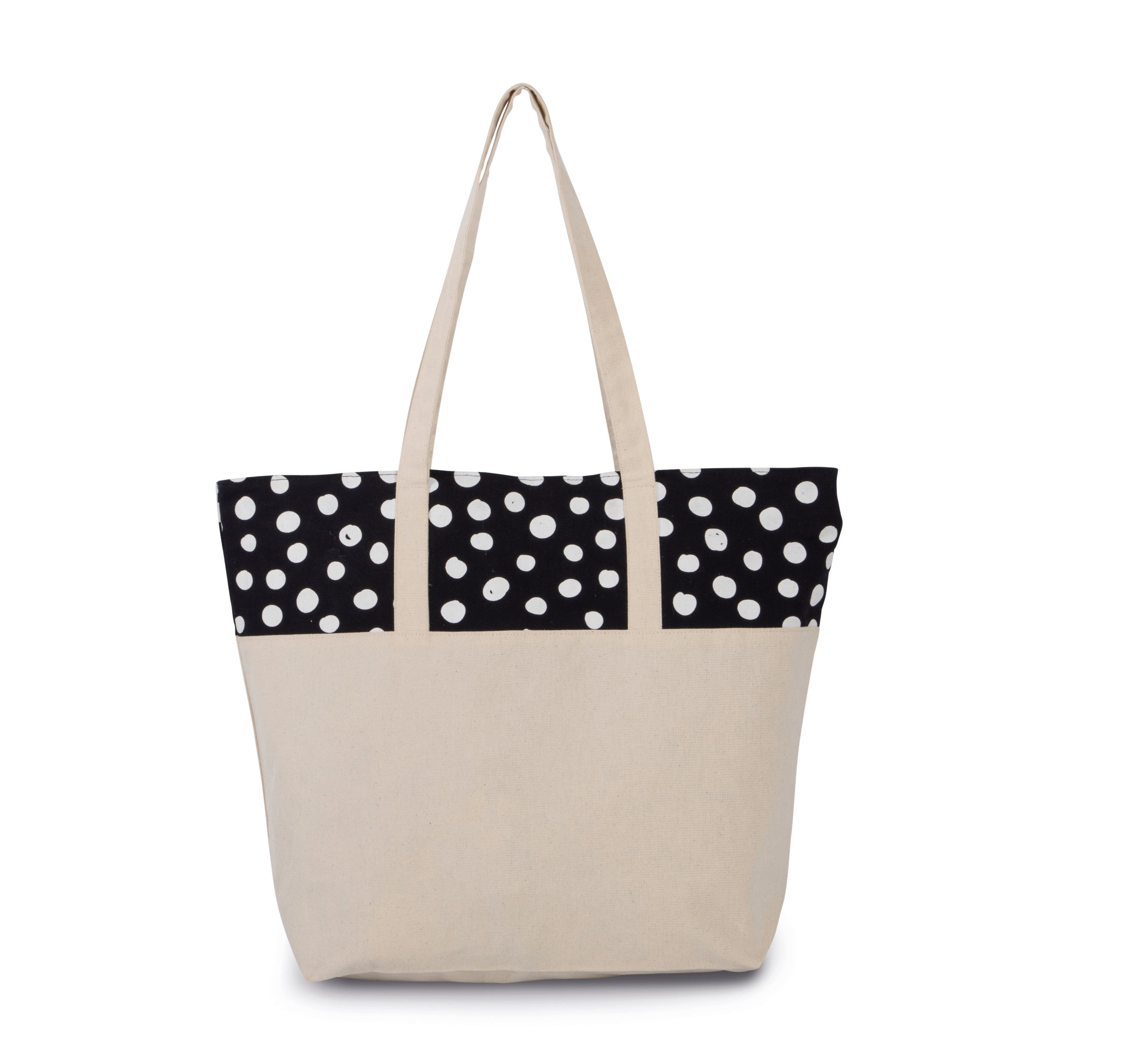 Polka dot shopping bag
