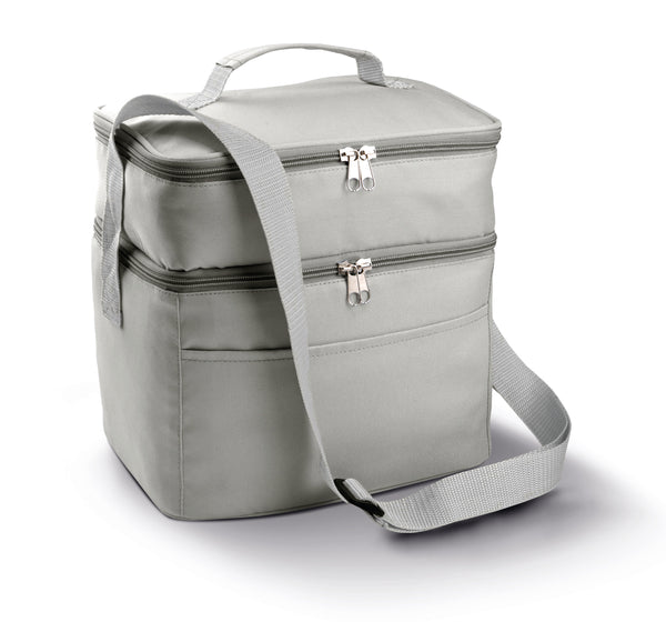 Double compartment cooler bag