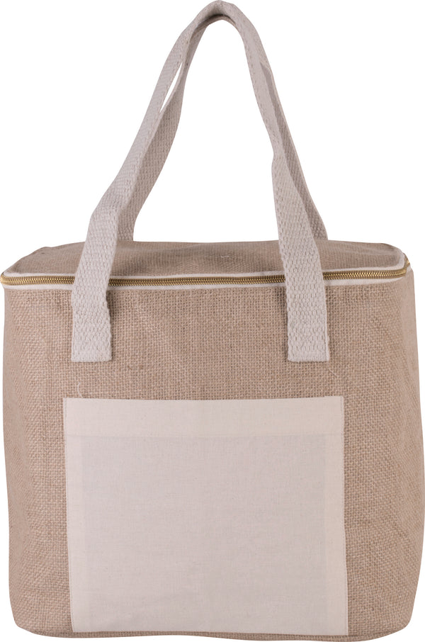 Jute cooler bag - medium model