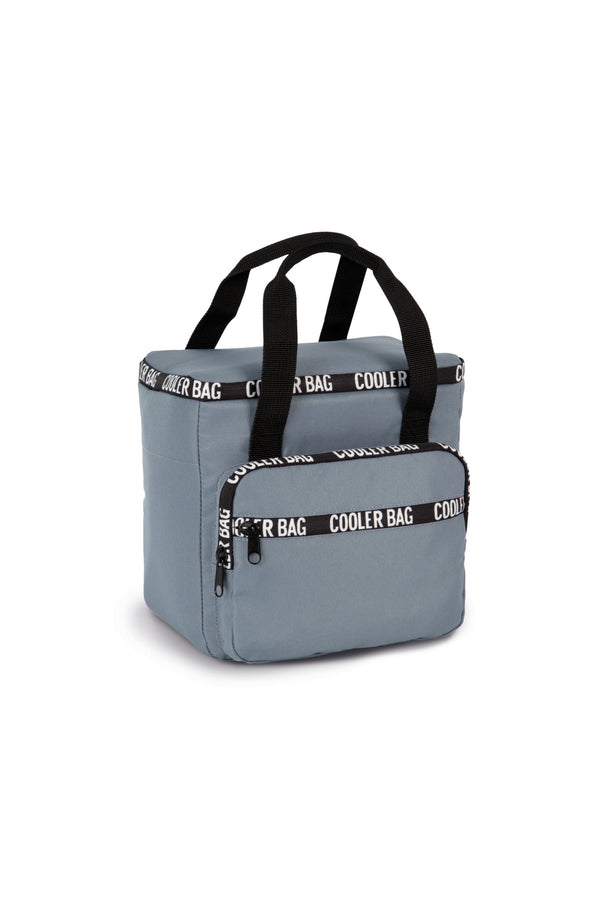 Recycled cooler bag with front pocket