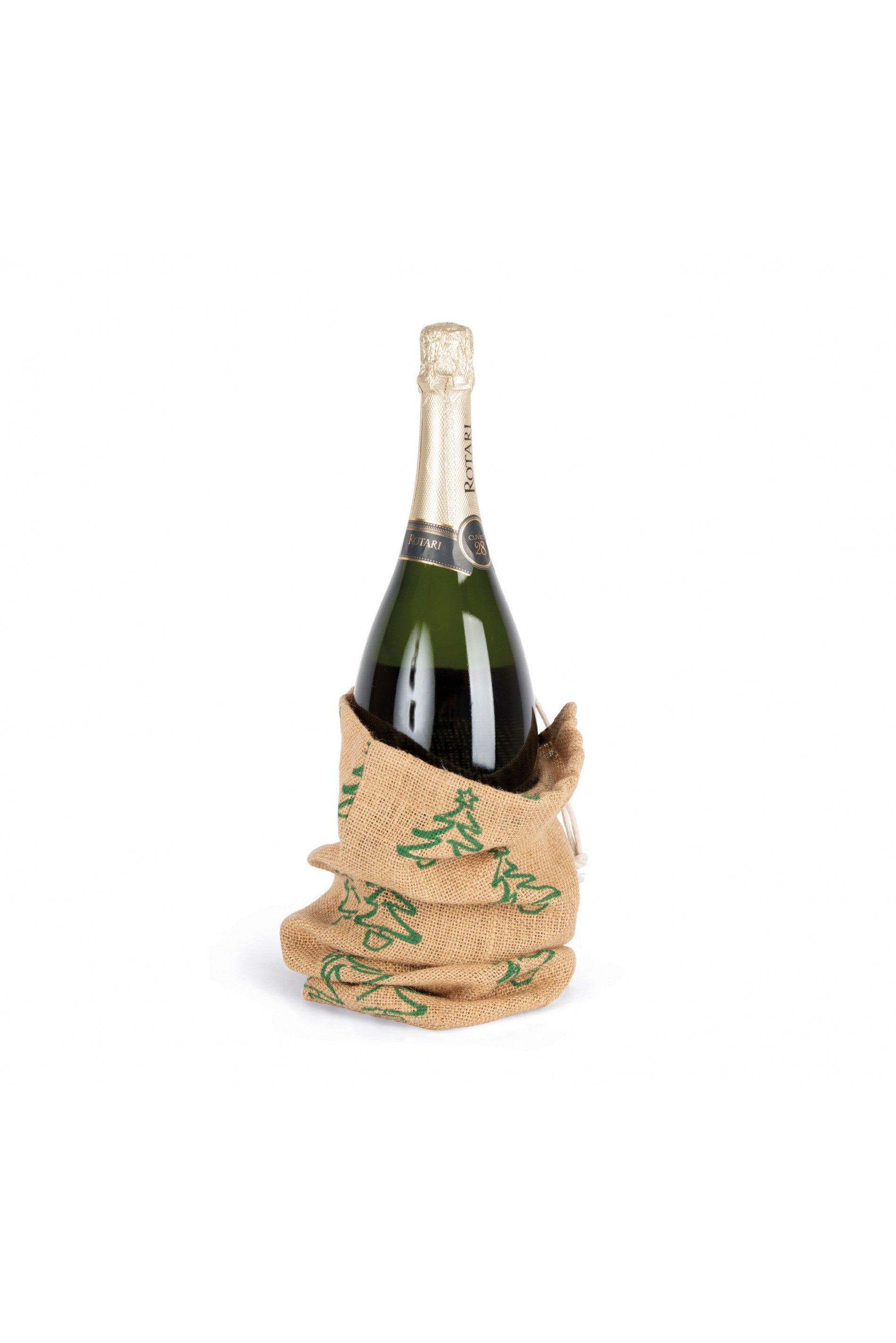 Flessenhouder met kerstmotieven