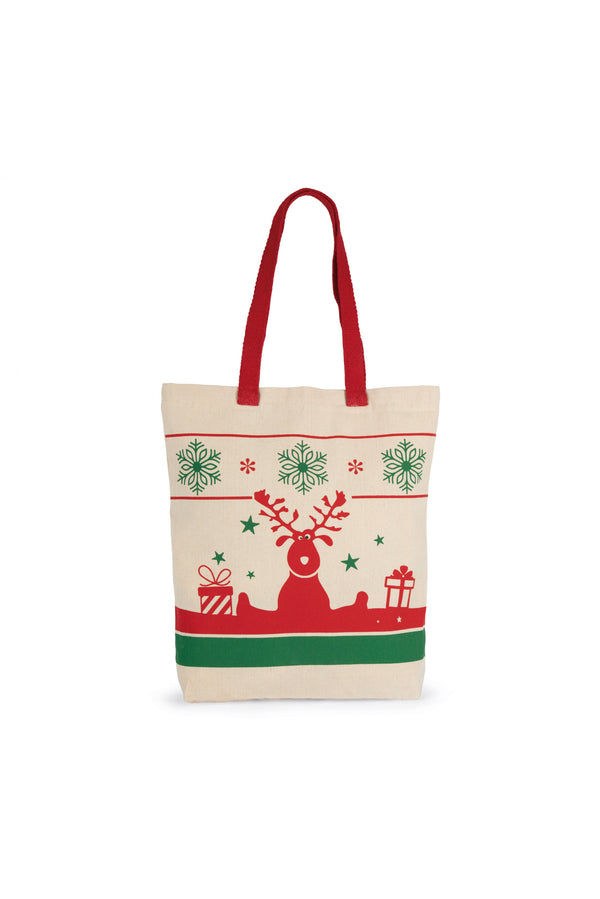 Sac shopping avec motifs de Noël