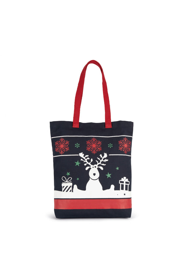 Sac shopping avec motifs de Noël