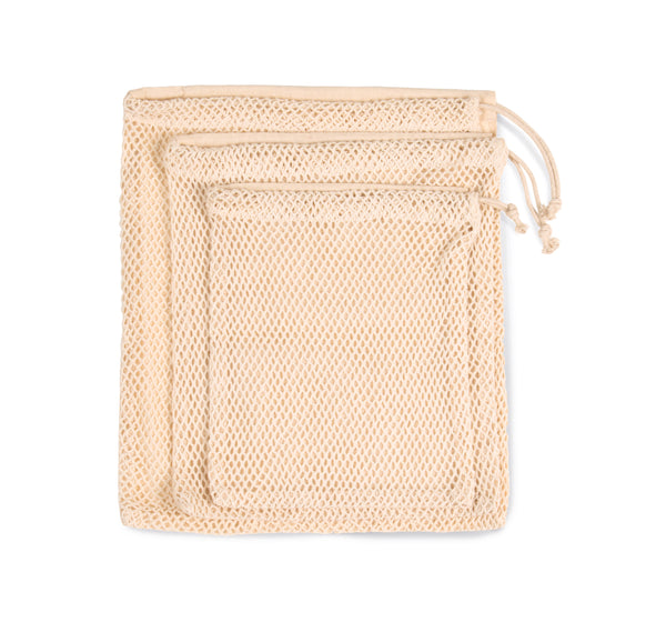 Drawstring mesh bag