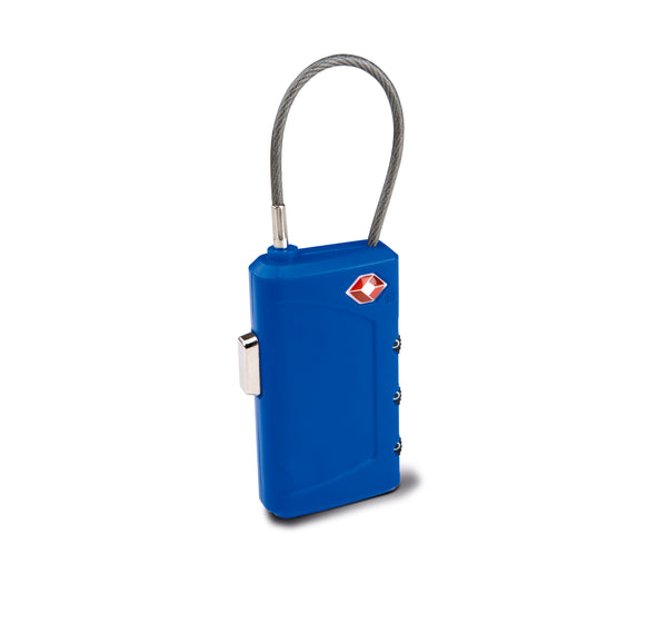 TSA padlock with identification tag