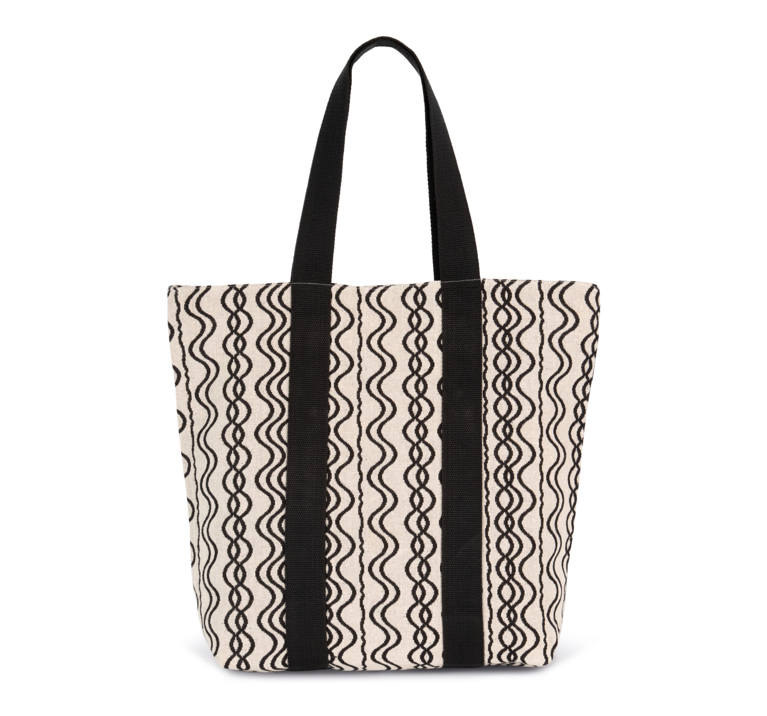 Sac shopping recyclé - Motifs vague
