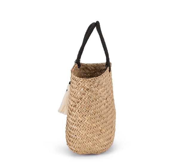 Panier shopping en paille