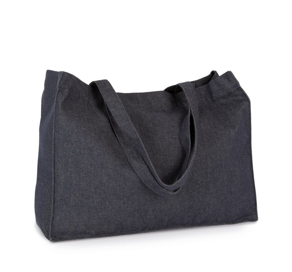 Grand sac shopping denim