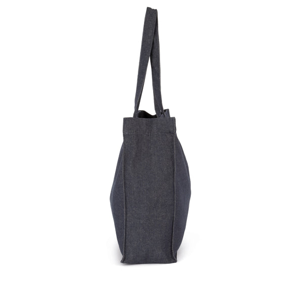 Grand sac shopping denim