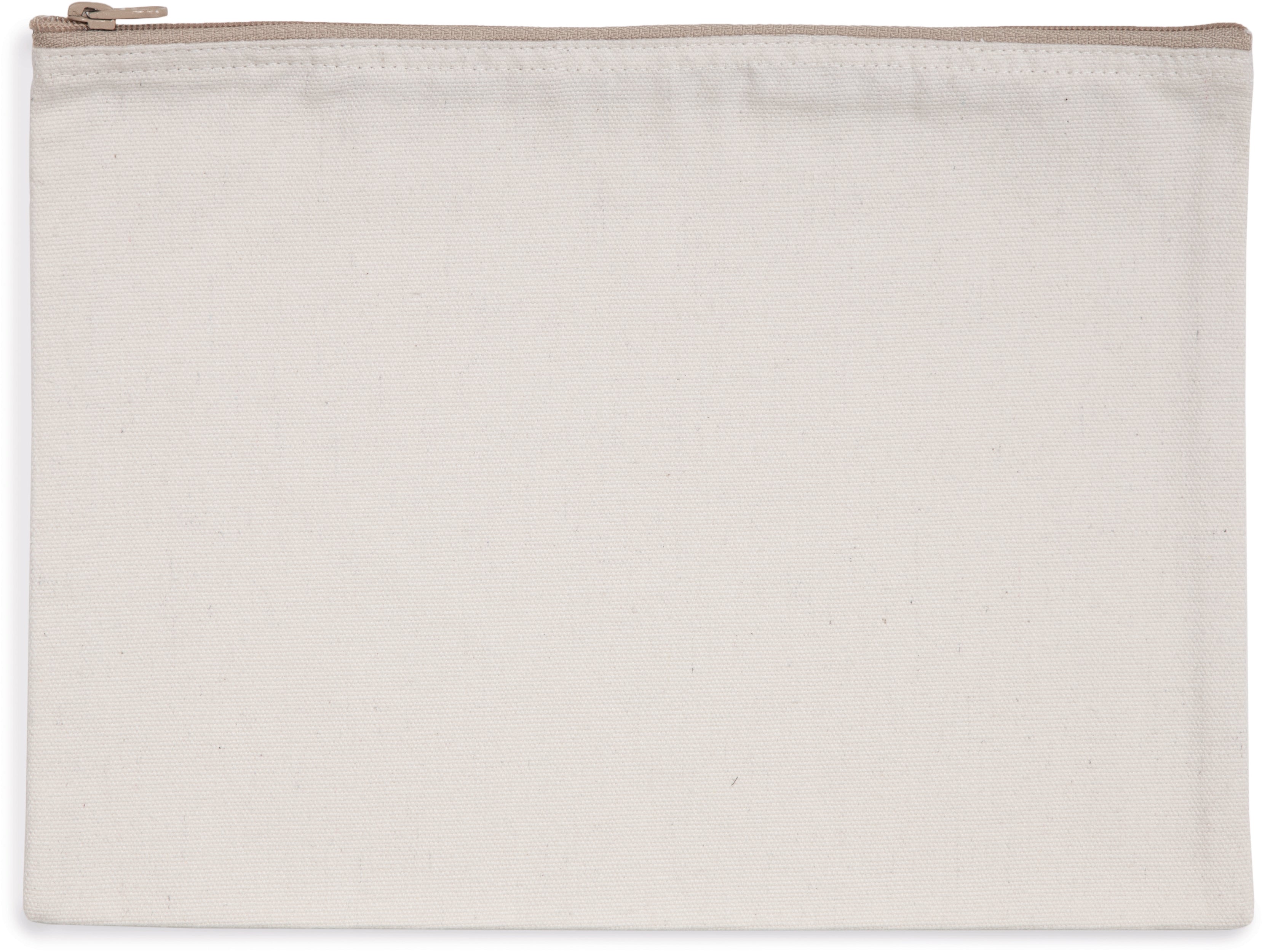 Recycled zipped pouch