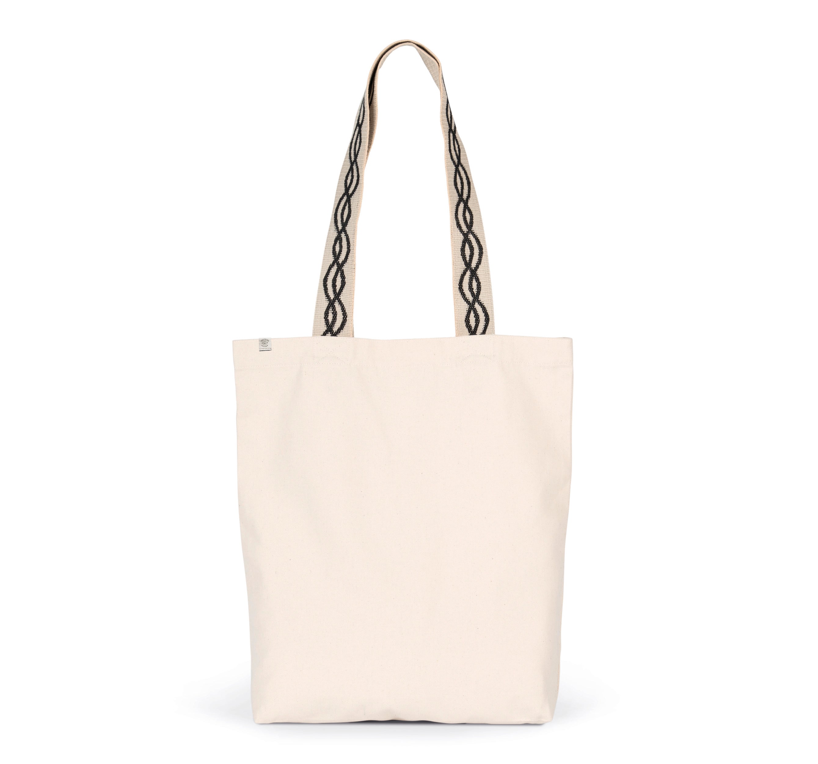 Sac shopping recyclé à fond plat