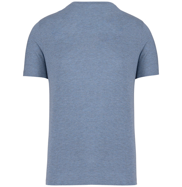 T-shirt écoresponsable henley manches courtes homme - 140 g