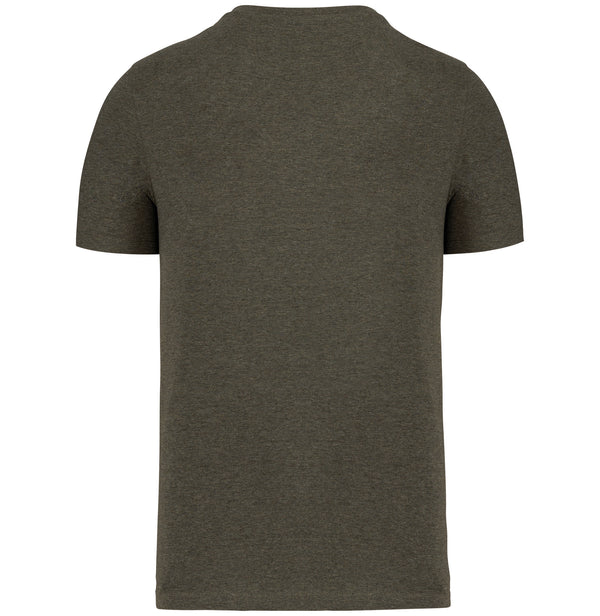 T-shirt écoresponsable henley manches courtes homme - 140 g