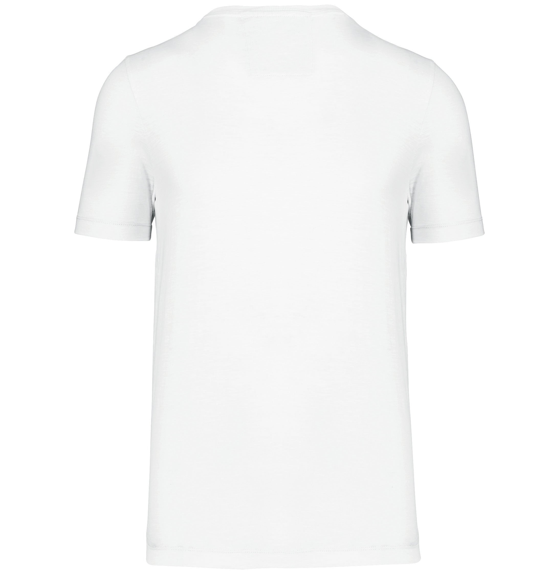 T-shirt slub écoresponsable col rond manches courtes homme - 160 g