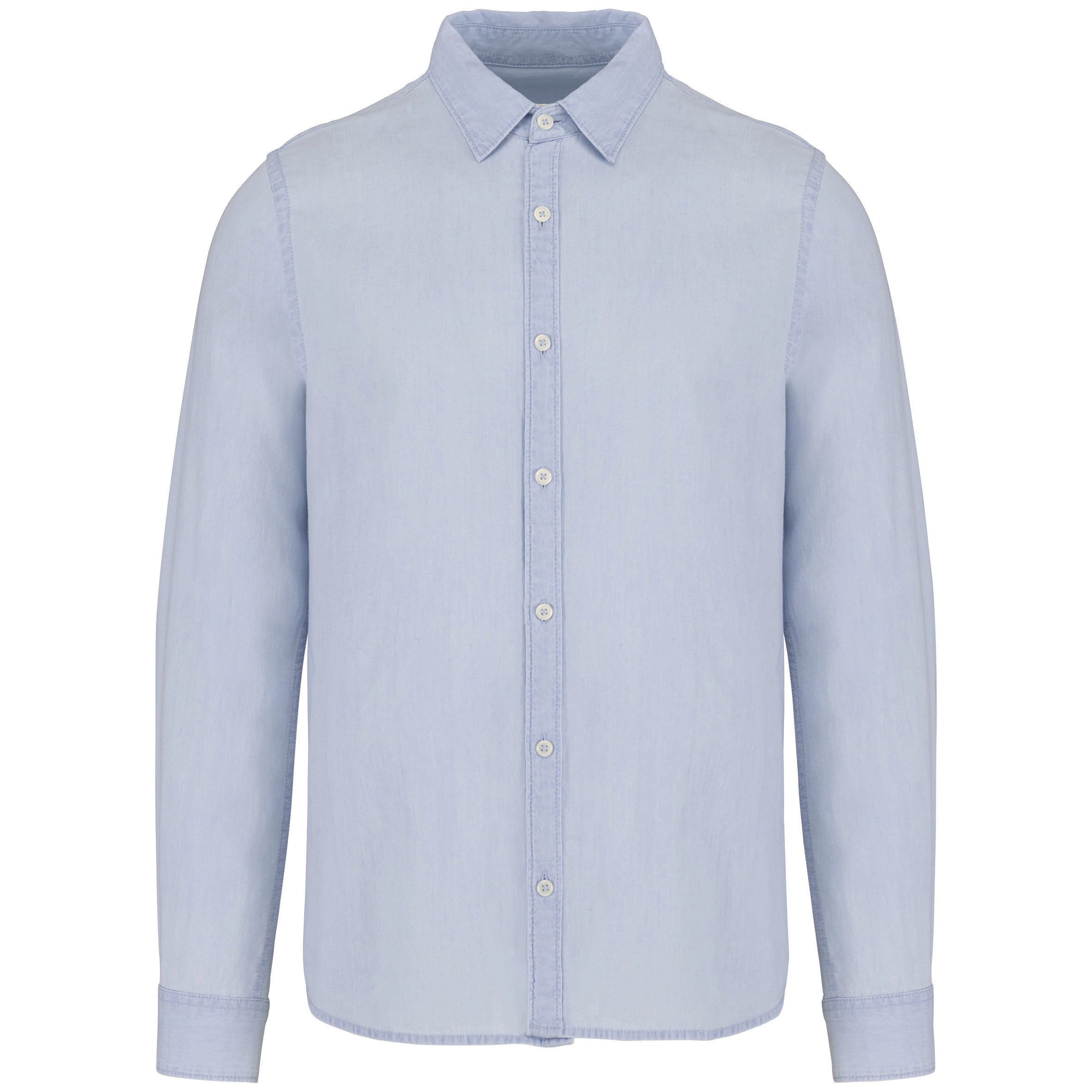 Chemise écoresponsable délavée coton twill homme