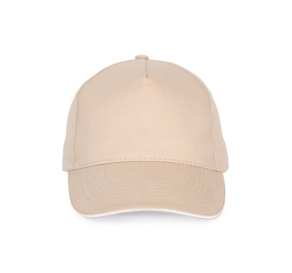 CAP WITH CONTRASTING SANDWICH - 5 PANELS