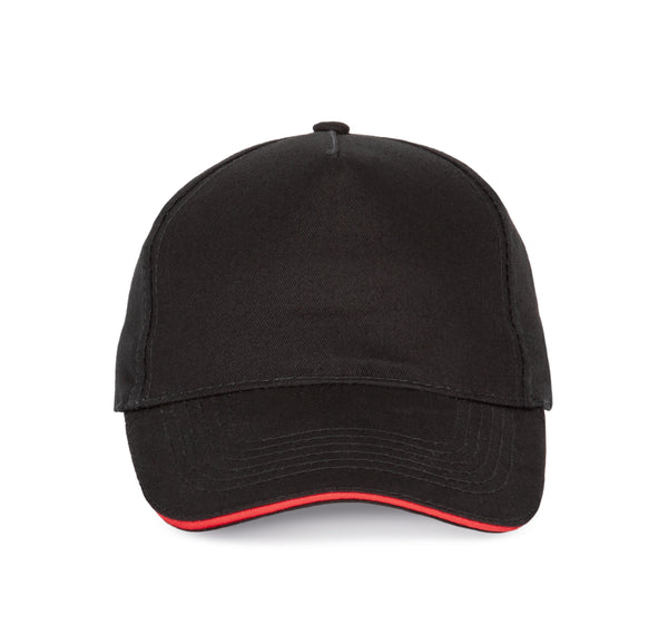 CAP WITH CONTRASTING SANDWICH - 5 PANELS