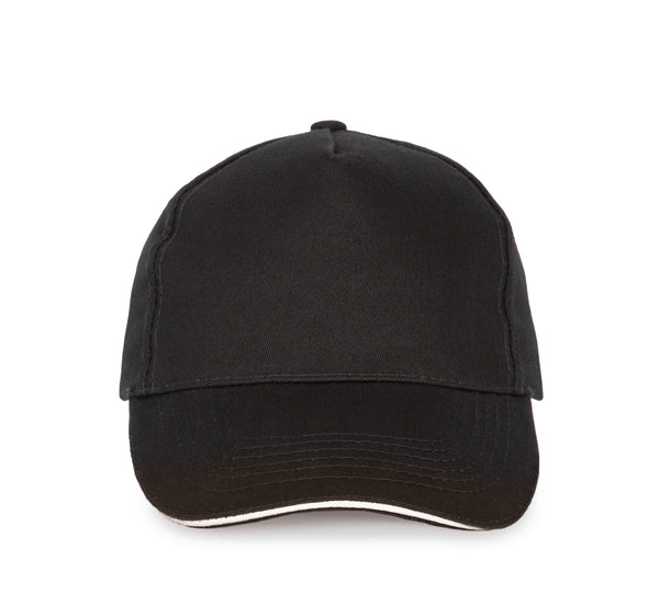 CAP WITH CONTRASTING SANDWICH - 5 PANELS