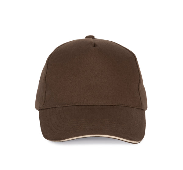 CAP WITH CONTRASTING SANDWICH - 5 PANELS