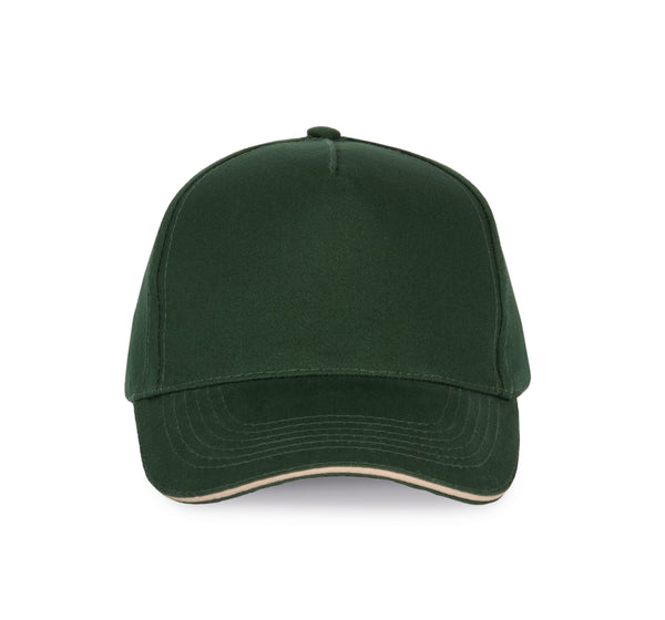 CAP WITH CONTRASTING SANDWICH - 5 PANELS