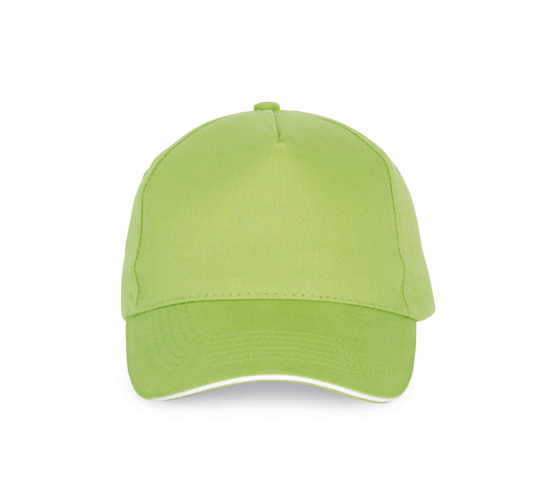 CAP WITH CONTRASTING SANDWICH - 5 PANELS