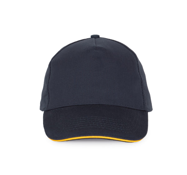 CAP WITH CONTRASTING SANDWICH - 5 PANELS