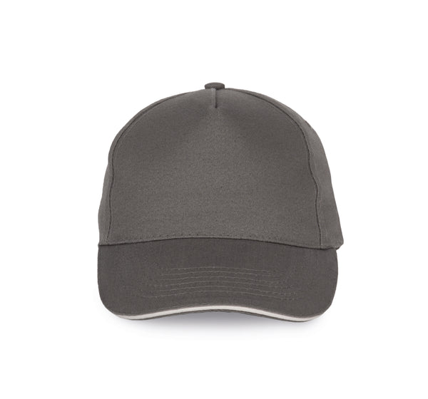 CAP WITH CONTRASTING SANDWICH - 5 PANELS