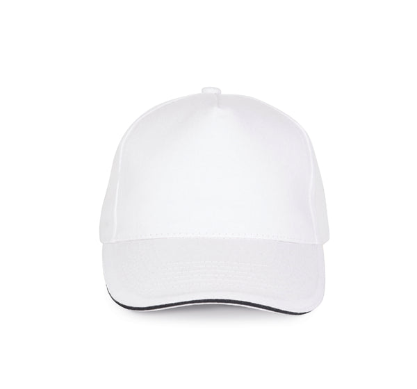 CAP WITH CONTRASTING SANDWICH - 5 PANELS