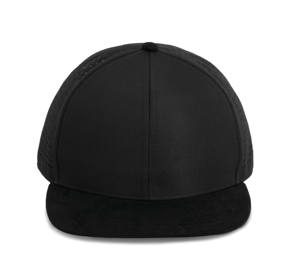 Casquette Snapback micro-perforé - 6 panneaux