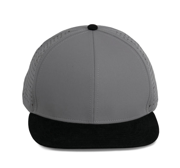 Casquette Snapback micro-perforé - 6 panneaux