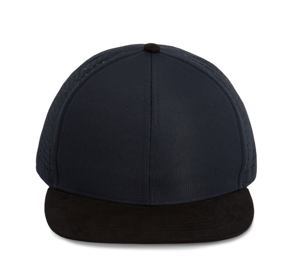 Casquette Snapback micro-perforé - 6 panneaux