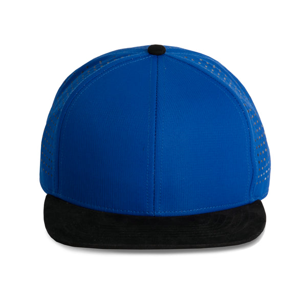 Micro-perforated snapback cap - 6 panels