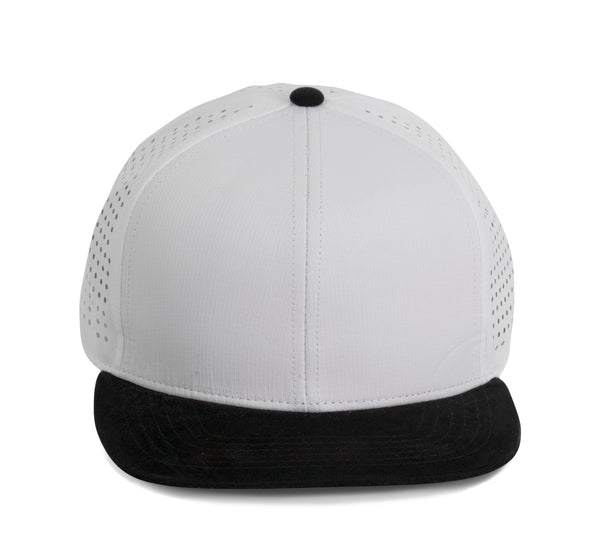 Casquette Snapback micro-perforé - 6 panneaux