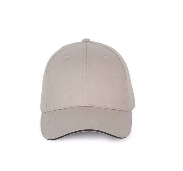 Cap with contrasting sandwich - 6 panels