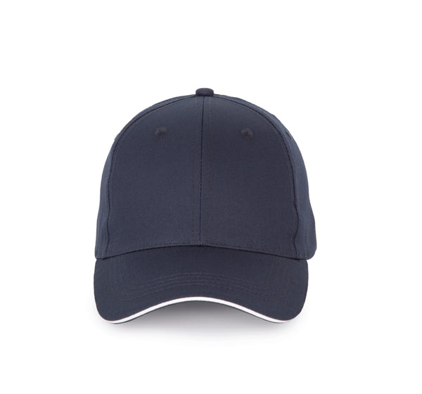 Cap with contrasting sandwich - 6 panels