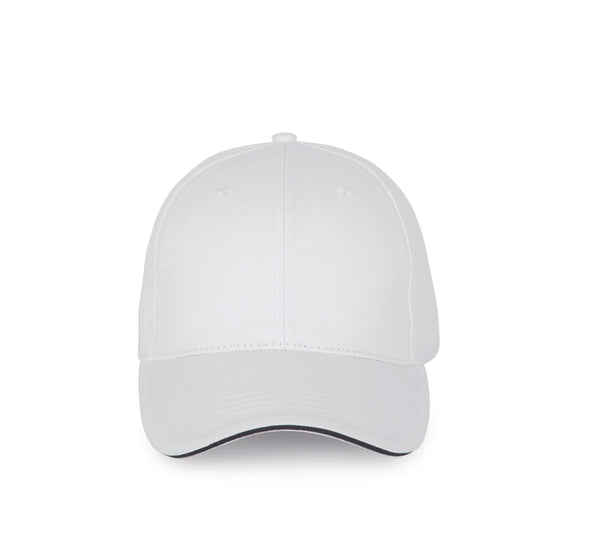 Cap with contrasting sandwich - 6 panels