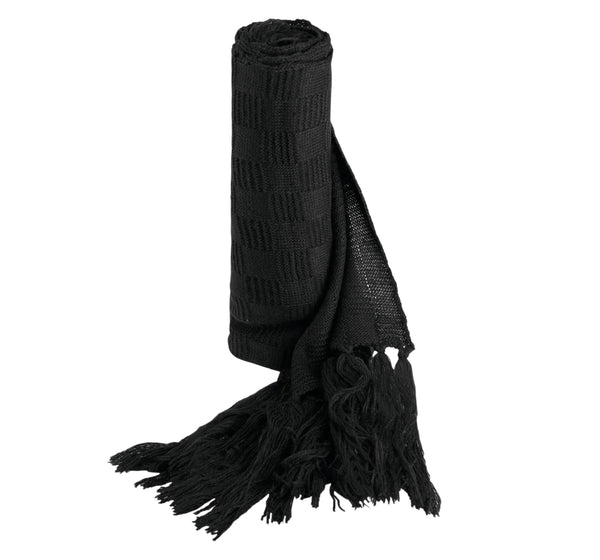 JACQUARD KNIT SCARF