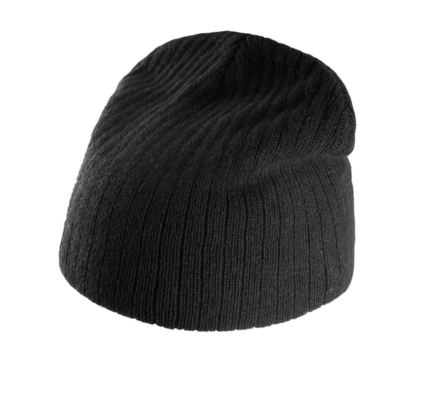 RIBBED KNIT HAT