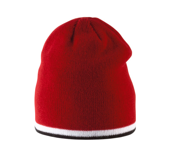 CHILDREN'S HAT WITH TWO-TONE CONTRASTING BAND