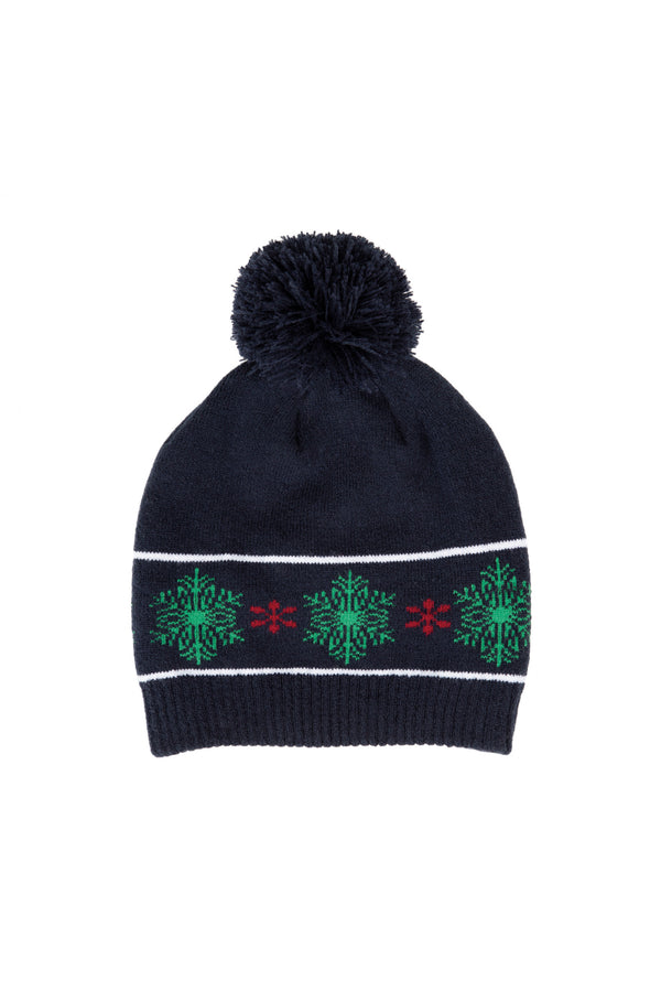 Christmas motif hat