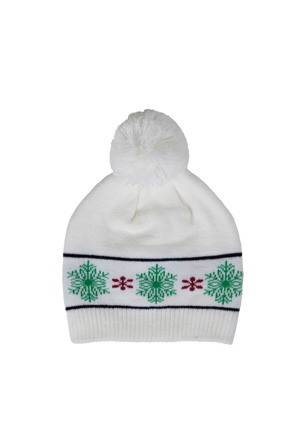 Christmas motif hat