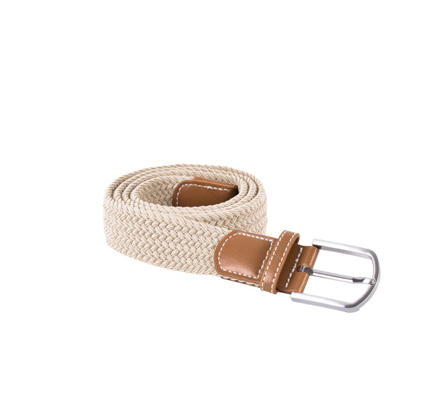 Ceinture tressée élastiquée