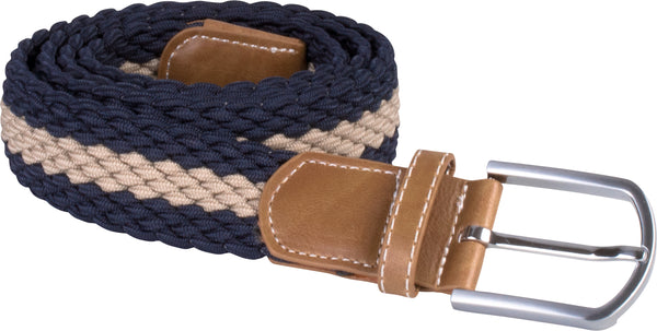 Ceinture tressée élastiquée